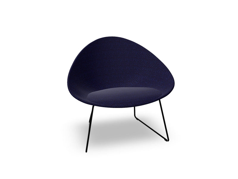 Adell Sled Base Lounge Chair With Fully Upholstered lounge chair Arper 