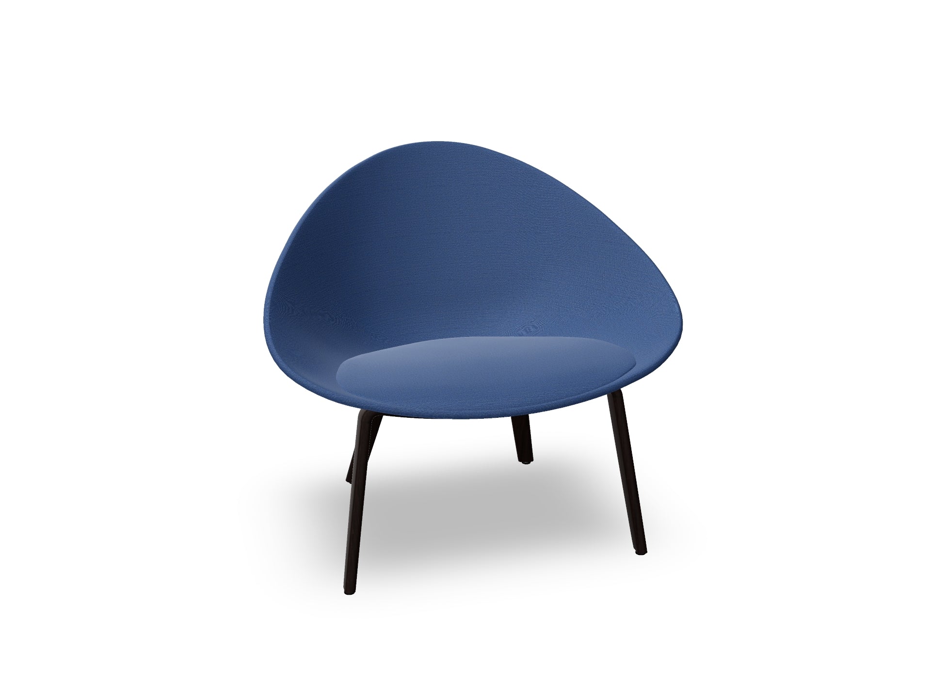 Adell 4 Leg Wood Lounge Chair With Fully Upholstered