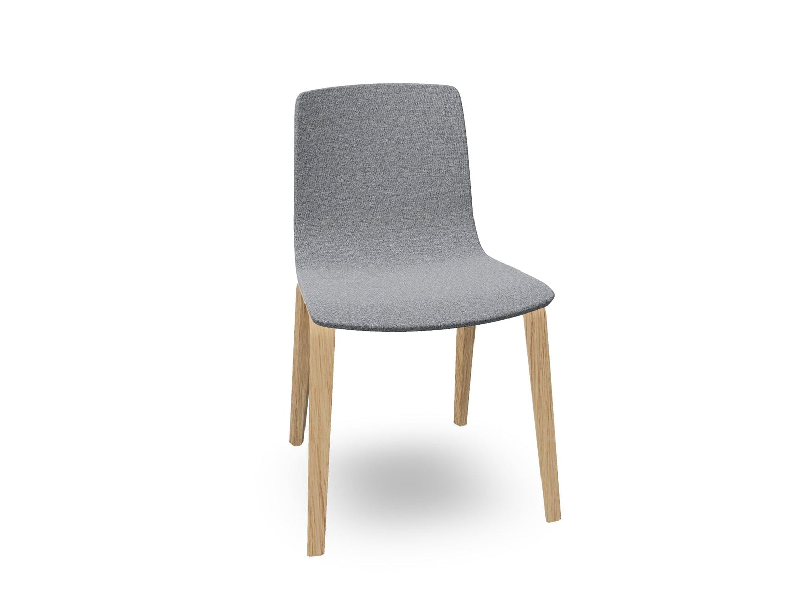 Aava 02-4 Wood Legs Chair With Fully Upholstered Chairs Arper 