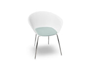 Duna 02 Four Leg Chair With Seat Cushion Chairs Arper 