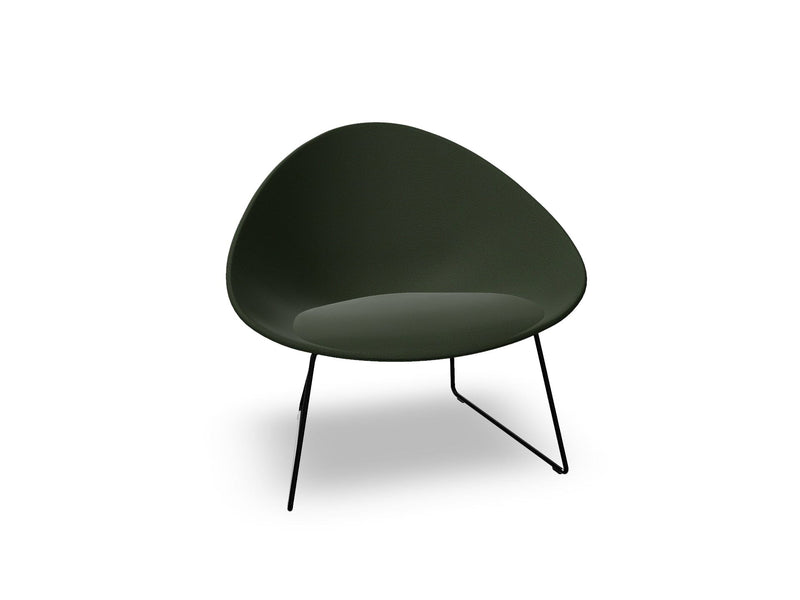 Adell Sled Base Lounge Chair With Fully Upholstered lounge chair Arper 