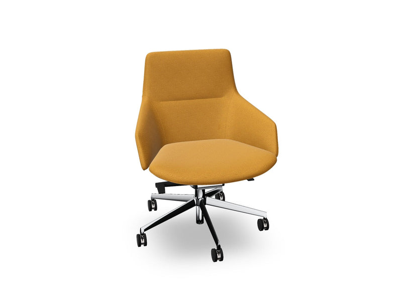 Aston Conference Syncro Five Way Star Base Armchair task chair Arper 