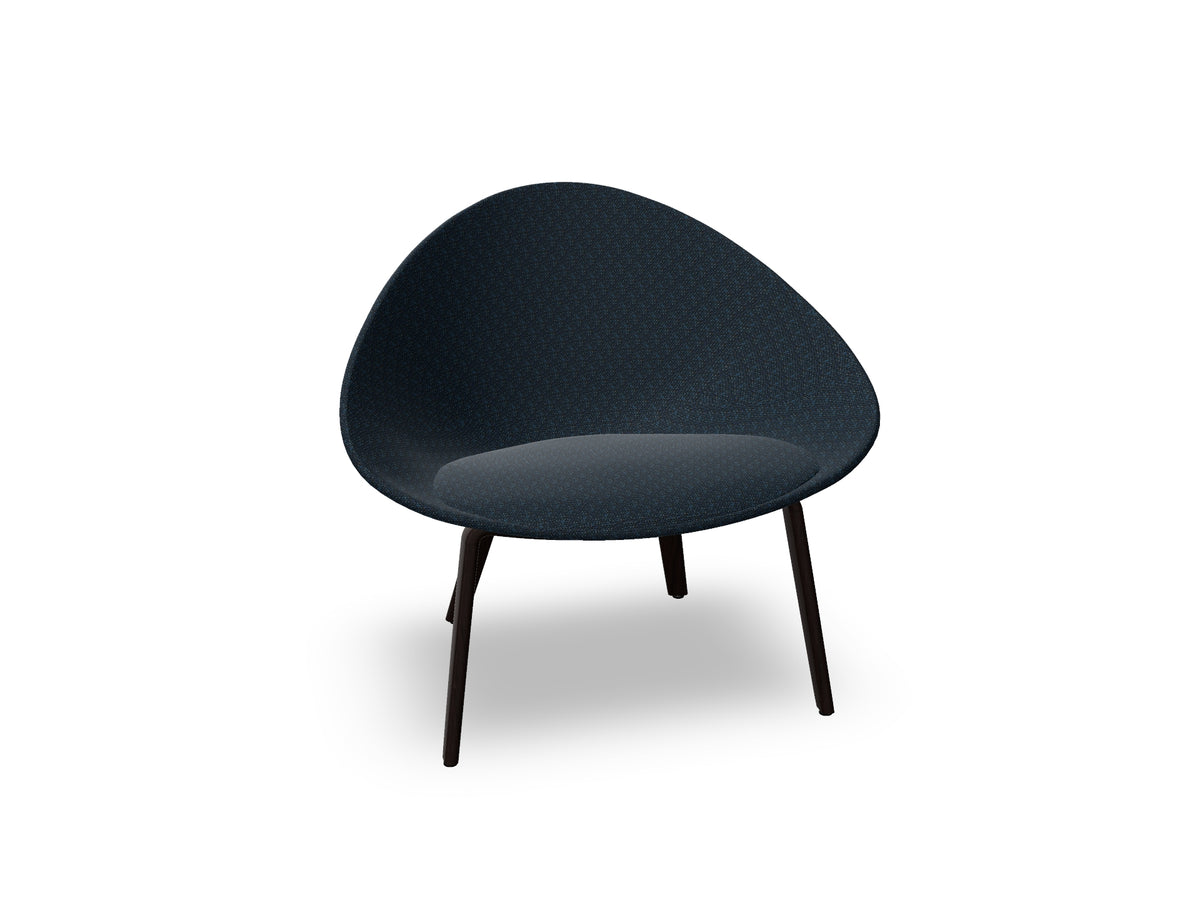 Adell 4 Leg Wood Lounge Chair With Fully Upholstered