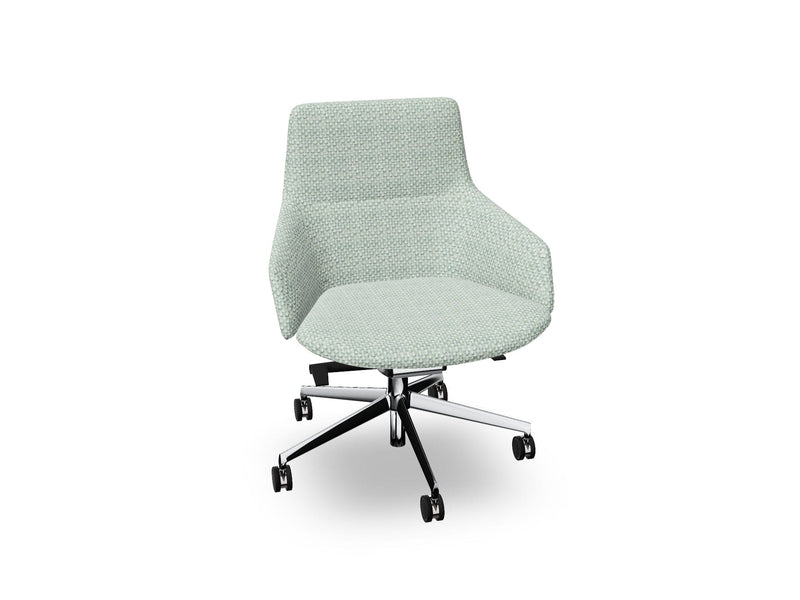 Aston Conference Syncro Five Way Star Base Armchair task chair Arper 