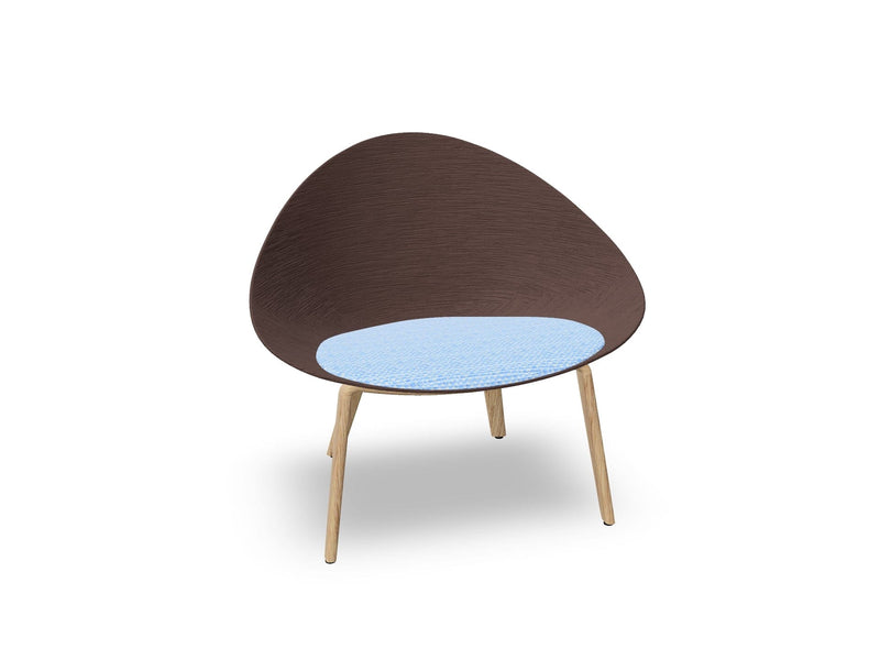 Adell 4 Leg Wood Lounge Chair lounge chair Arper 