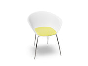 Duna 02 Four Leg Chair With Seat Cushion Chairs Arper 