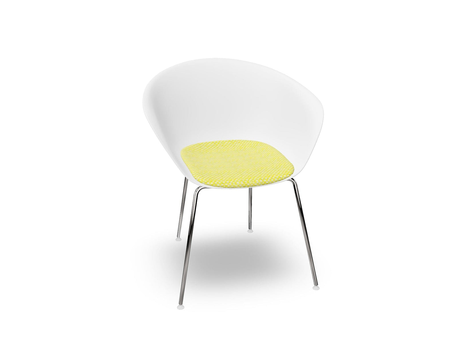 Duna 02 Four Leg Chair With Seat Cushion Chairs Arper 