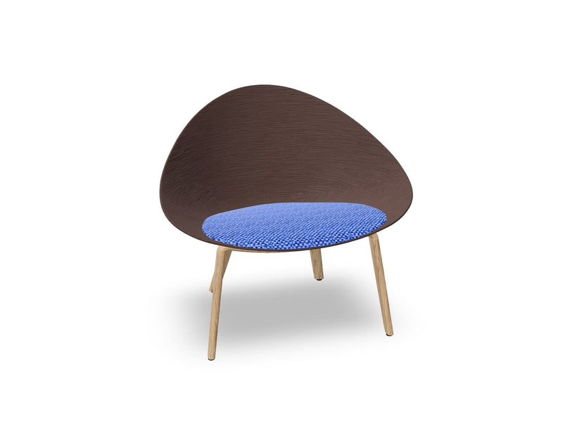 Adell 4 Leg Wood Lounge Chair lounge chair Arper 