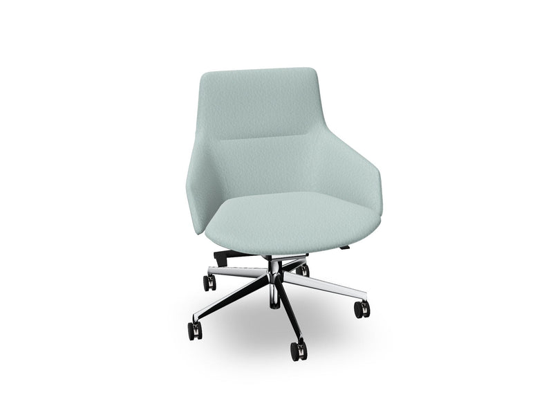 Aston Conference Syncro Five Way Star Base Armchair task chair Arper 