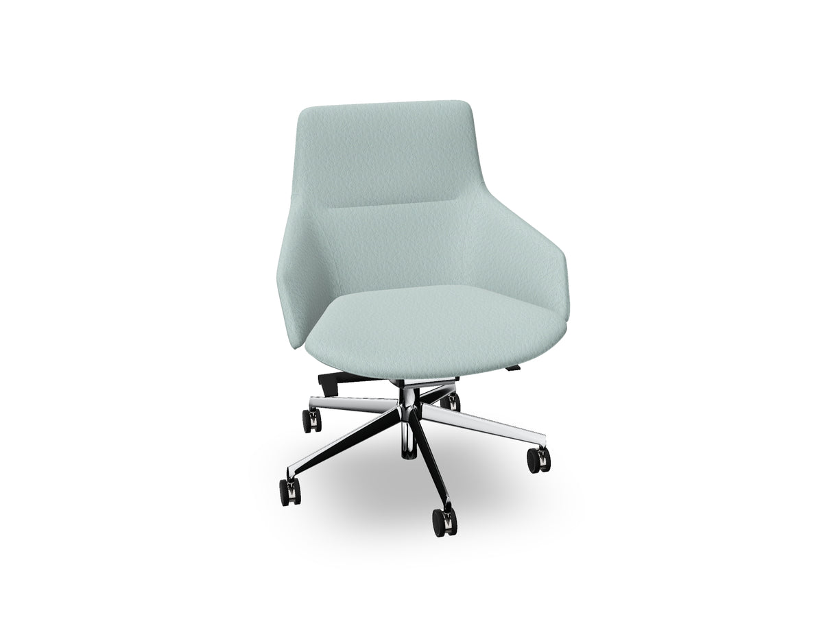 Aston Conference Syncro Five Way Star Base Armchair