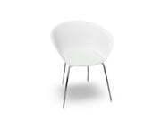 Duna 02 Four Leg Chair With Seat Cushion Chairs Arper 