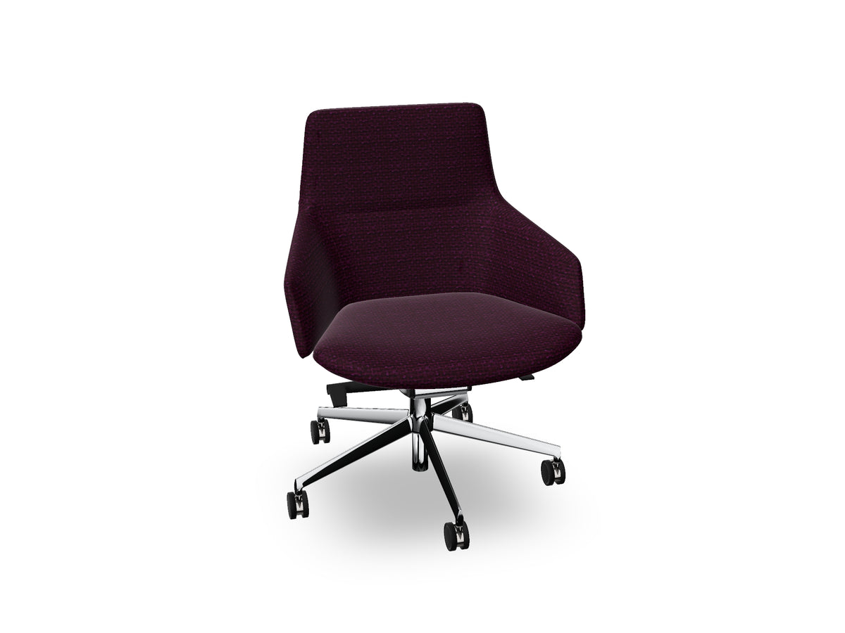 Aston Conference Syncro Five Way Star Base Armchair