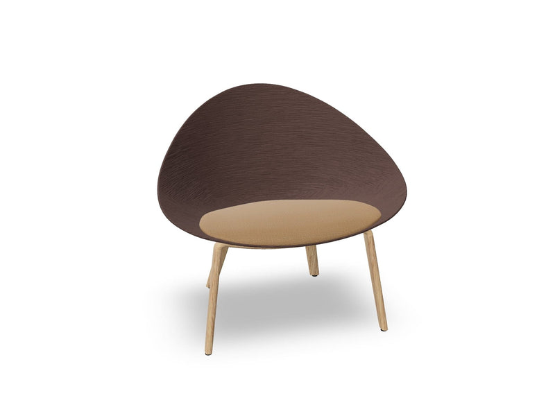 Adell 4 Leg Wood Lounge Chair lounge chair Arper 