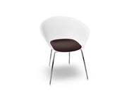 Duna 02 Four Leg Chair With Seat Cushion Chairs Arper 
