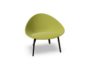 Adell 4 Leg Wood Lounge Chair With Fully Upholstered lounge chair Arper 