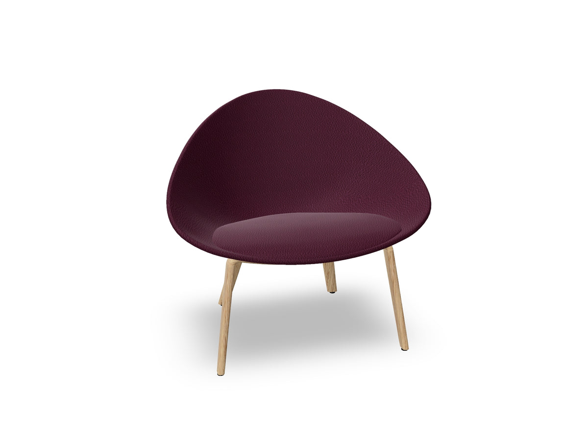 Adell 4 Leg Wood Lounge Chair With Fully Upholstered