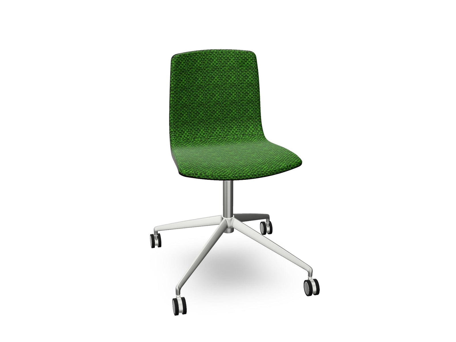 Aava 02 Fixed Trestle Base Wood Chair With Front Upholstery Chairs Arper 