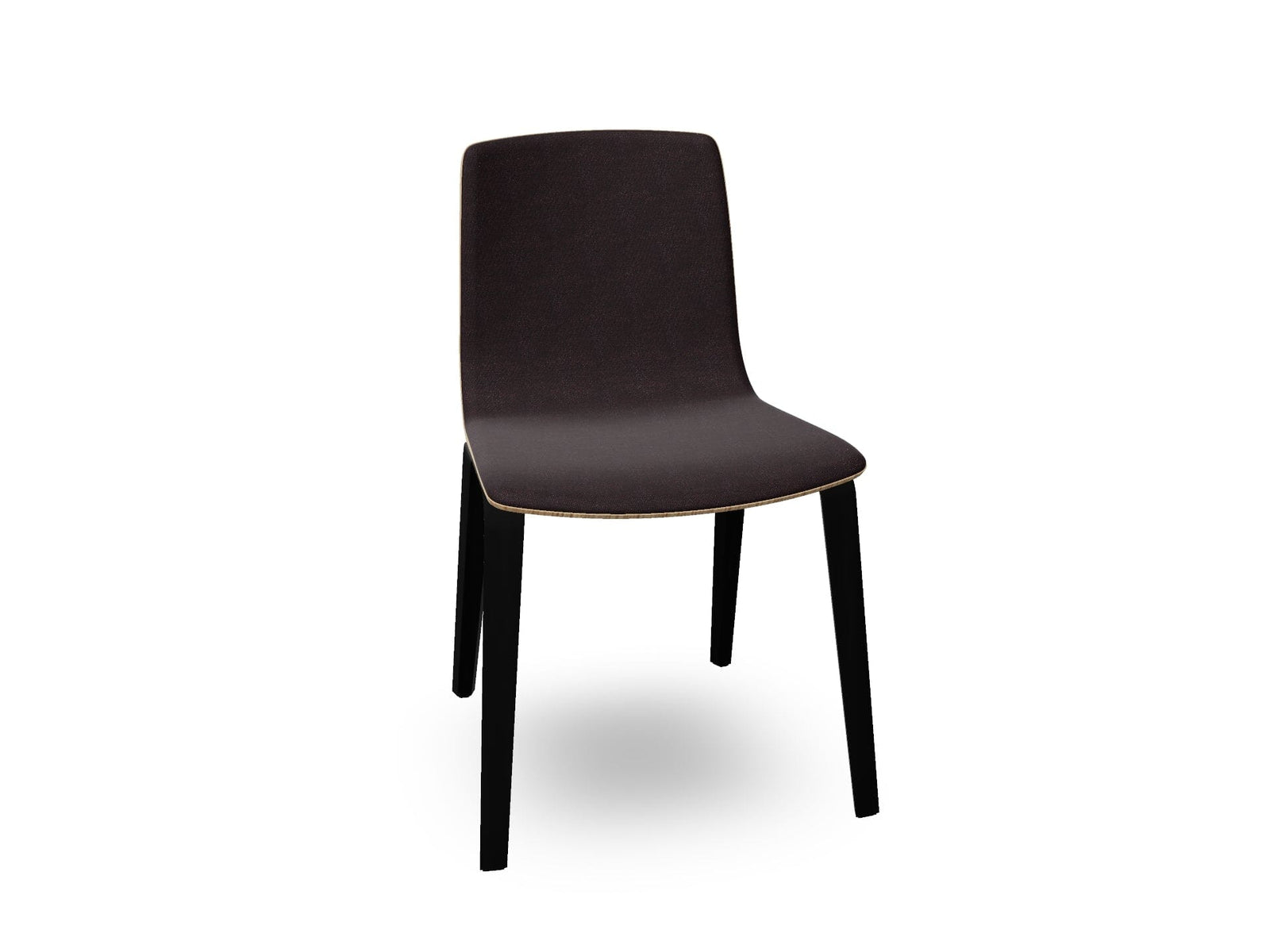 Aava 02 Wooden Chair with Front Upholstery Chairs Arper 