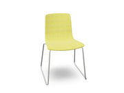 Aava 02 Sled Base Chair With Fully Upholstered Chairs Arper 