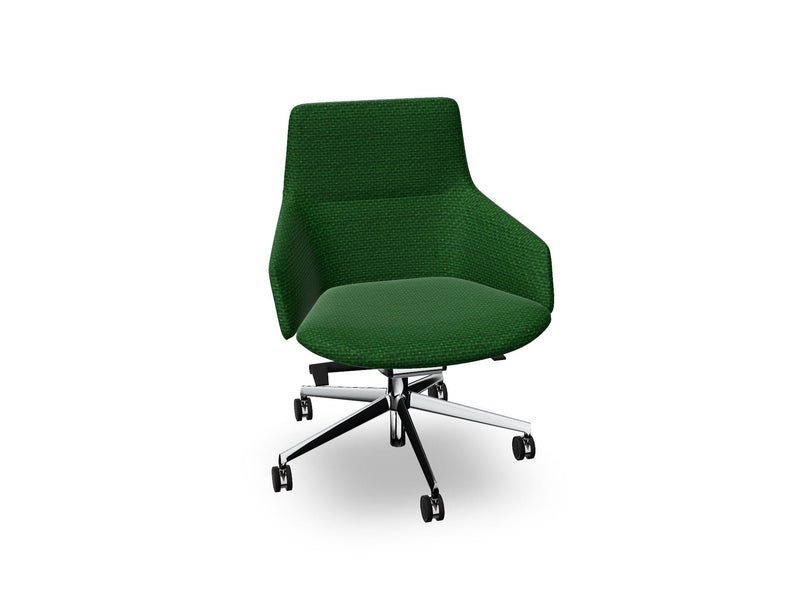 Aston Conference Syncro Five Way Star Base Armchair task chair Arper 