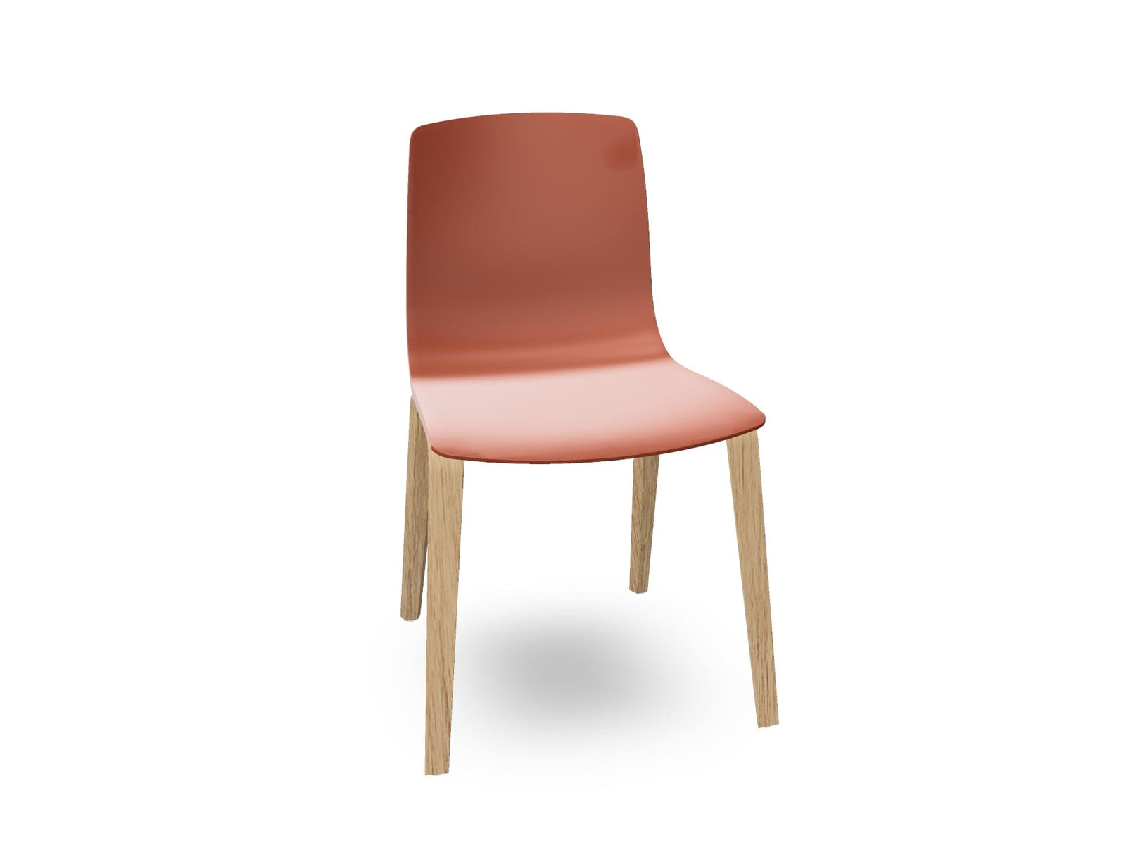 Aava 02-4 Wood Legs Polypropylene Chair Chairs Arper 