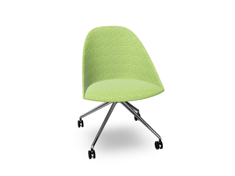 Cila Fully Upholtered Chair With Fixed Trestle Base Chairs Arper 
