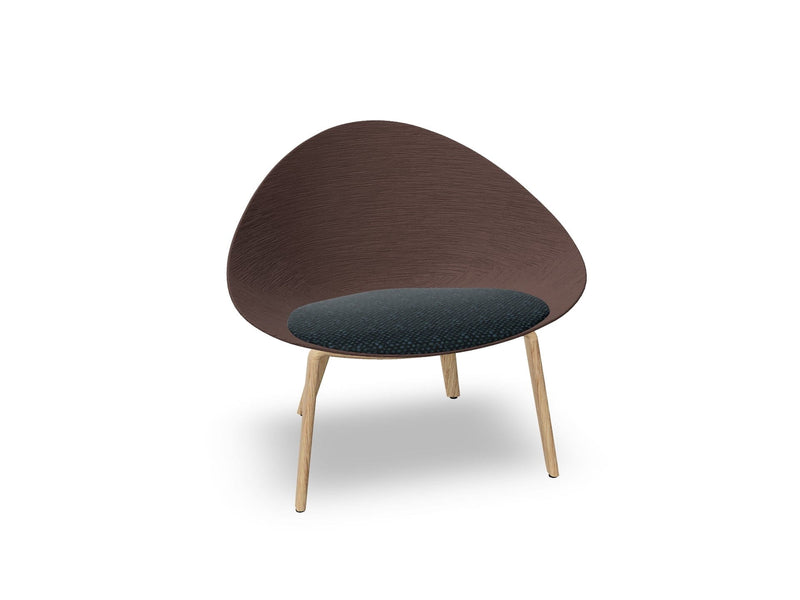 Adell 4 Leg Wood Lounge Chair lounge chair Arper 