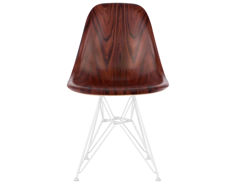 Eames Molded Wood Side Chair with Wire Base