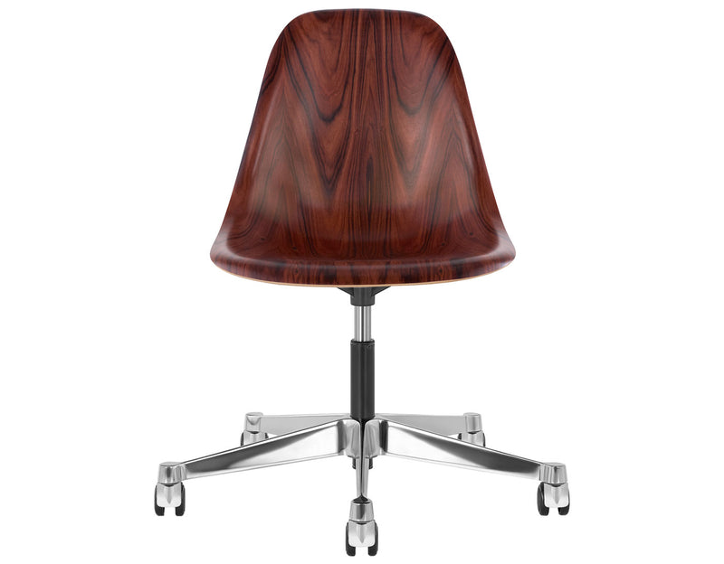 Eames Molded Wood Side Chair with Task Base