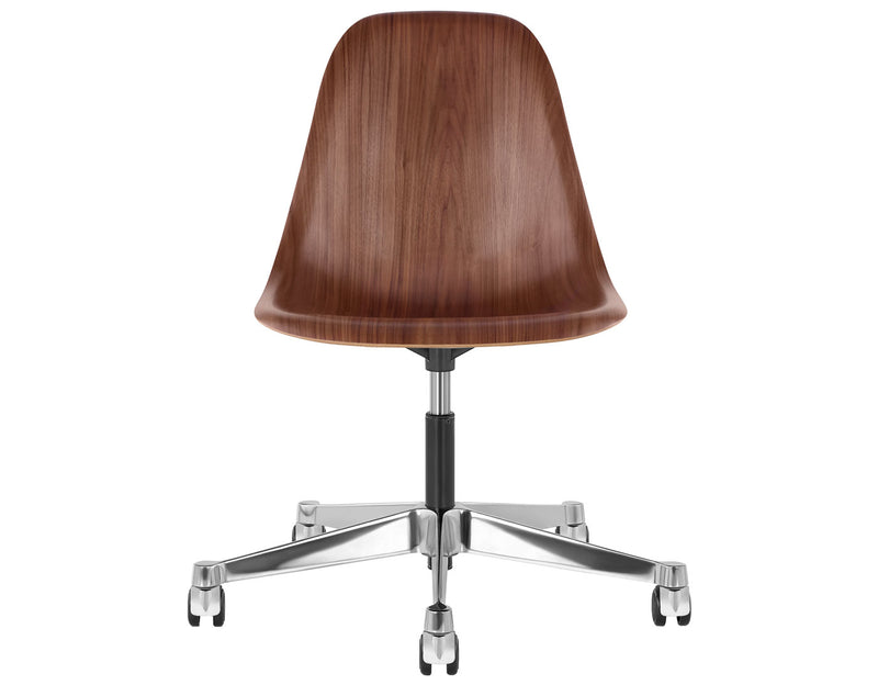 Eames Molded Wood Side Chair with Task Base