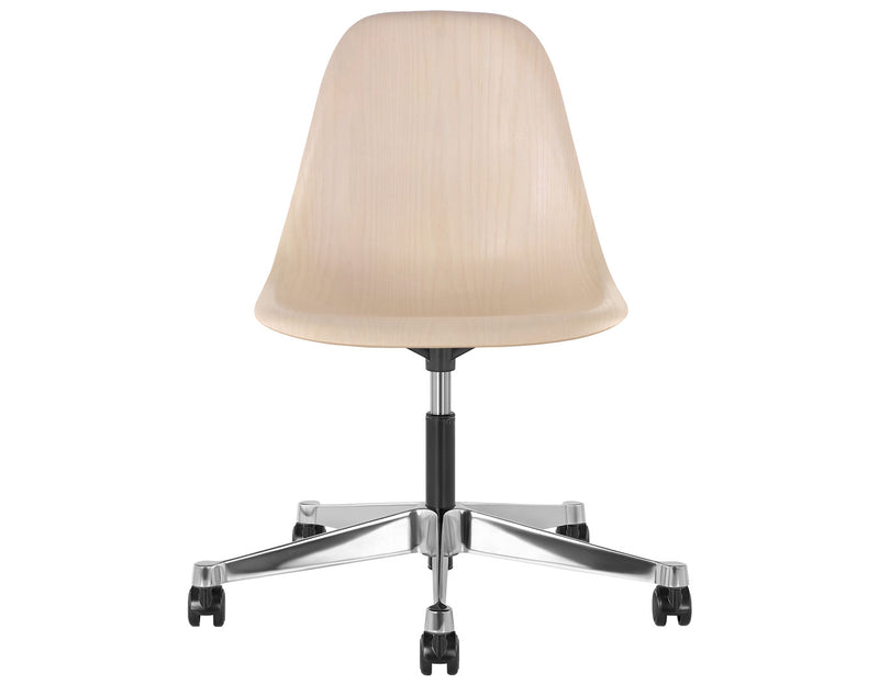 Eames Molded Wood Side Chair with Task Base
