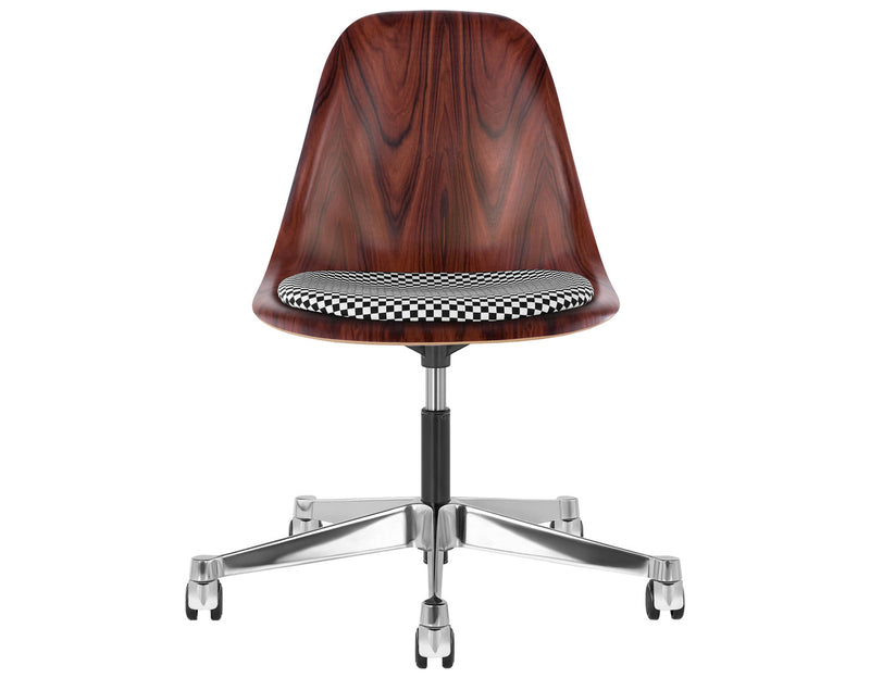 Eames Molded Wood Side Chair with Task Base