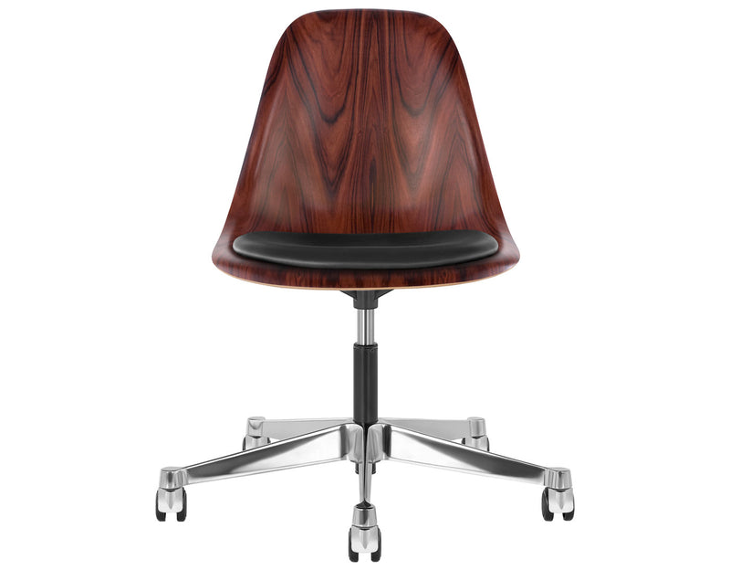 Eames Molded Wood Side Chair with Task Base