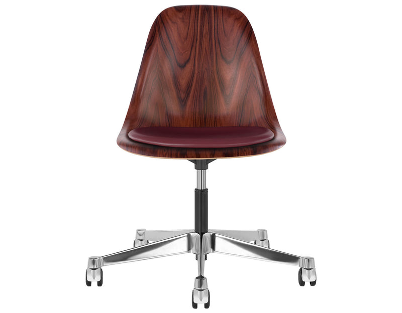 Eames Molded Wood Side Chair with Task Base
