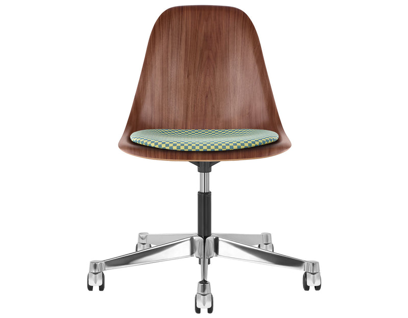 Eames Molded Wood Side Chair with Task Base