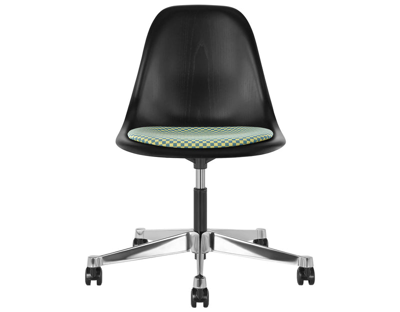 Eames Molded Wood Side Chair with Task Base