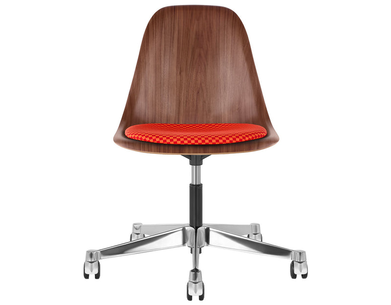 Eames Molded Wood Side Chair with Task Base