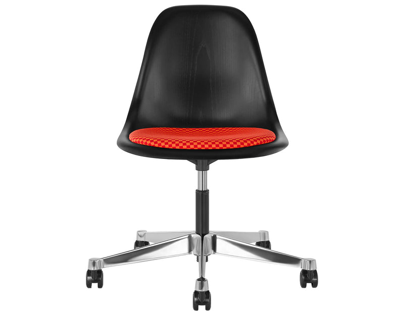 Eames Molded Wood Side Chair with Task Base