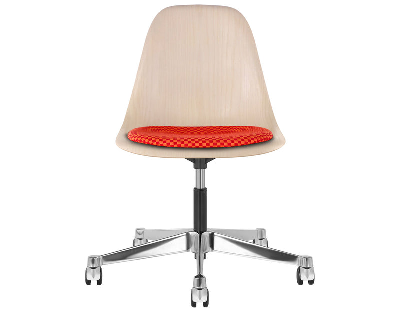 Eames Molded Wood Side Chair with Task Base
