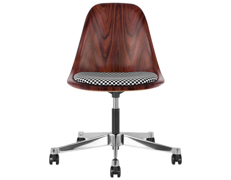 Eames Molded Wood Side Chair with Task Base