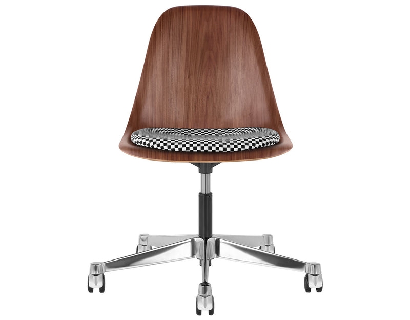 Eames Molded Wood Side Chair with Task Base