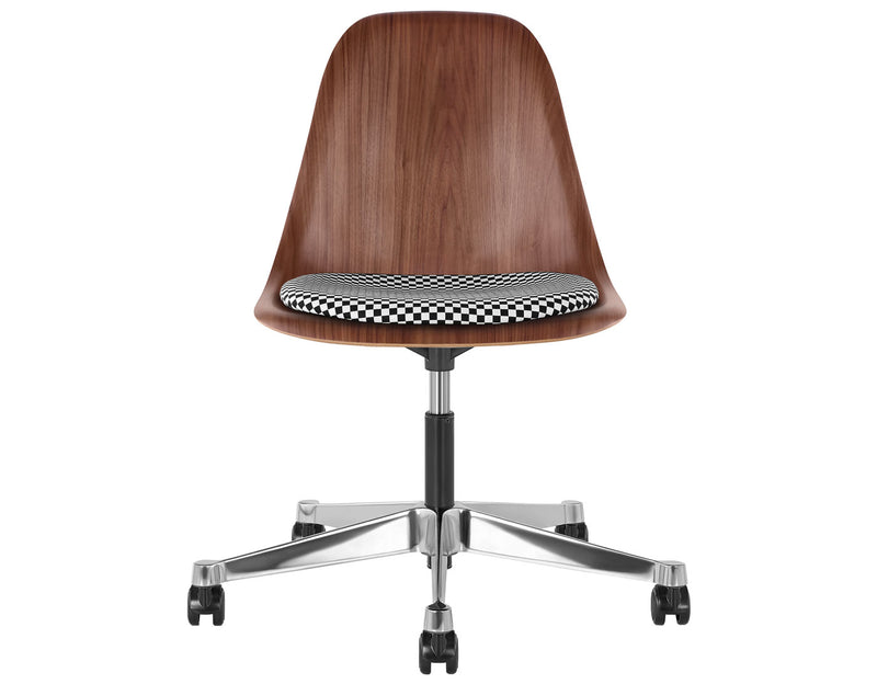 Eames Molded Wood Side Chair with Task Base