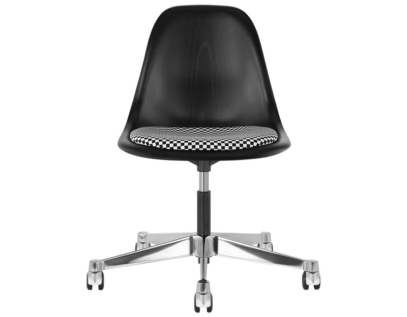 Eames Molded Wood Side Chair with Task Base
