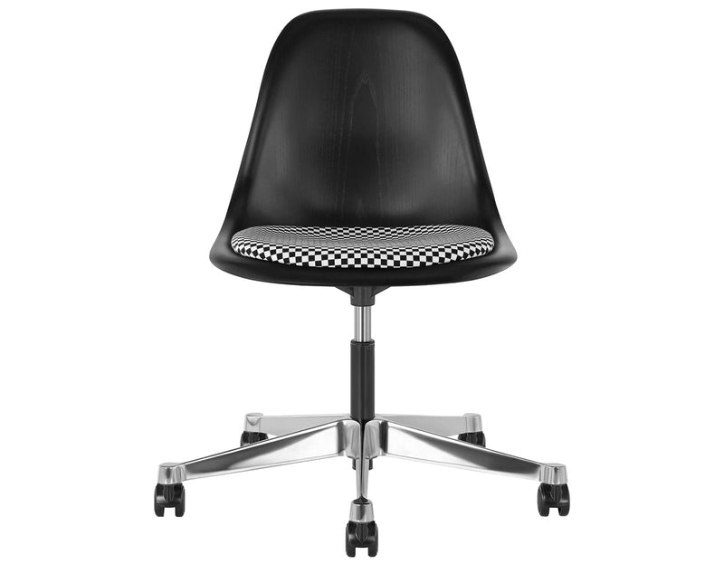 Eames Molded Wood Side Chair with Task Base