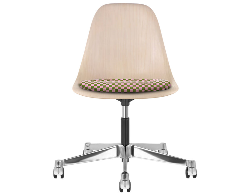 Eames Molded Wood Side Chair with Task Base
