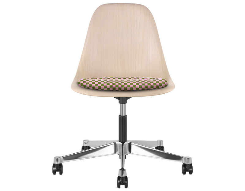 Eames Molded Wood Side Chair with Task Base