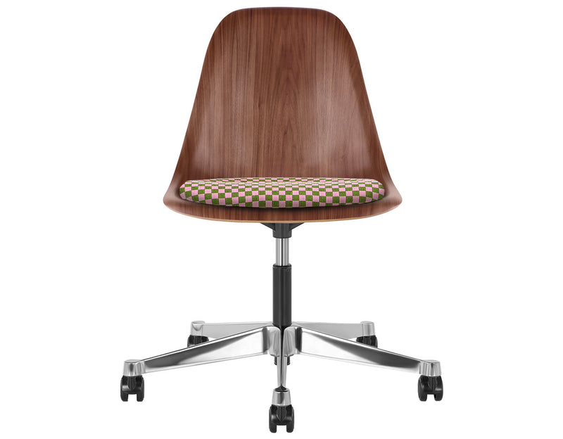 Eames Molded Wood Side Chair with Task Base