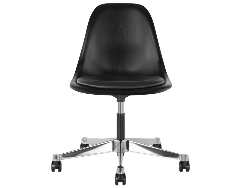 Eames Molded Wood Side Chair with Task Base