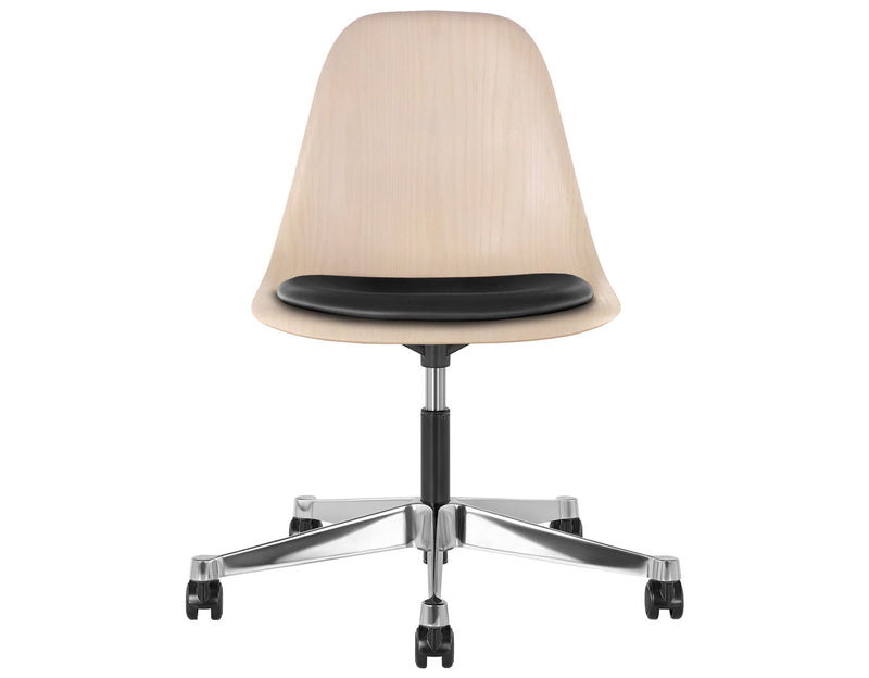 Eames Molded Wood Side Chair with Task Base