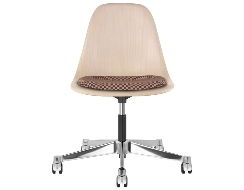 Eames Molded Wood Side Chair with Task Base